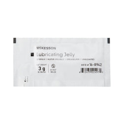 Lubricating Jelly McKesson 3 Gram Individual Packet Sterile