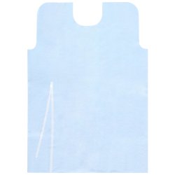Patient Exam Gown McKesson One Size Fits Most Blue Disposable