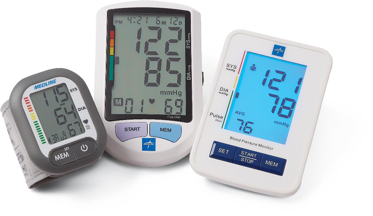 Automatic Digital Blood Pressure Monitor with Adult Cuff