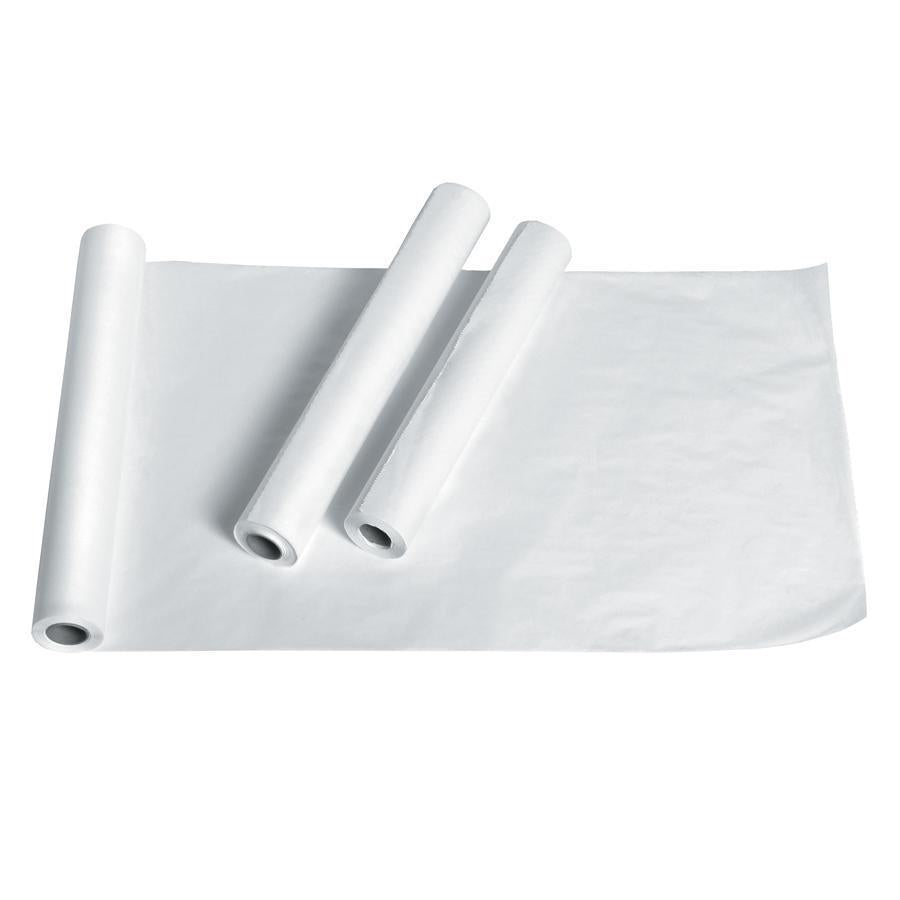 Exam Table Paper, Standard, White Crepe, 21" x 125'