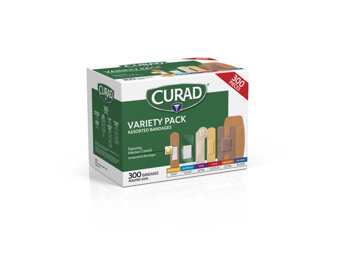 CURAD Assorted Bandages, No Tray