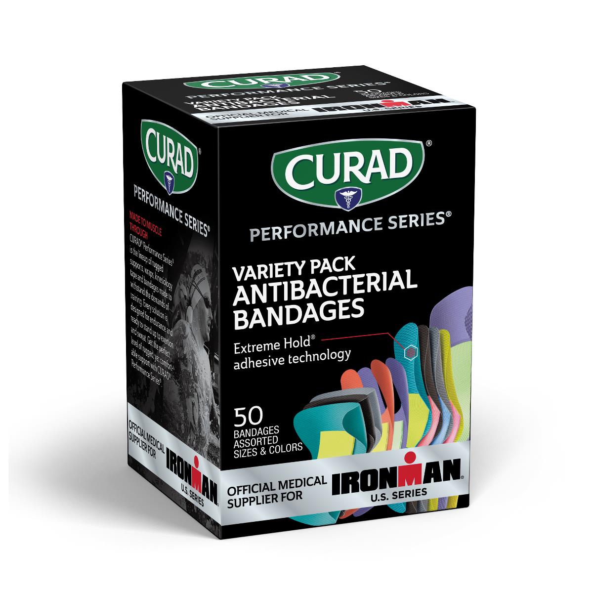 Ironman Antibacterial Bandage, 6 Clear, 1" x 3.25", 20/Count