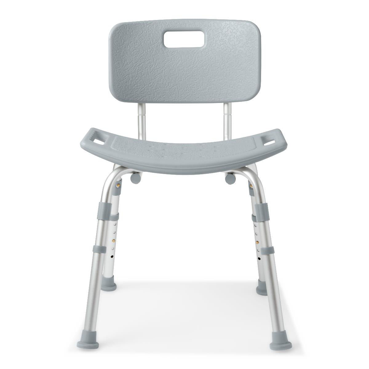 Aluminum Shower Chair with Back, Retail Packaging
