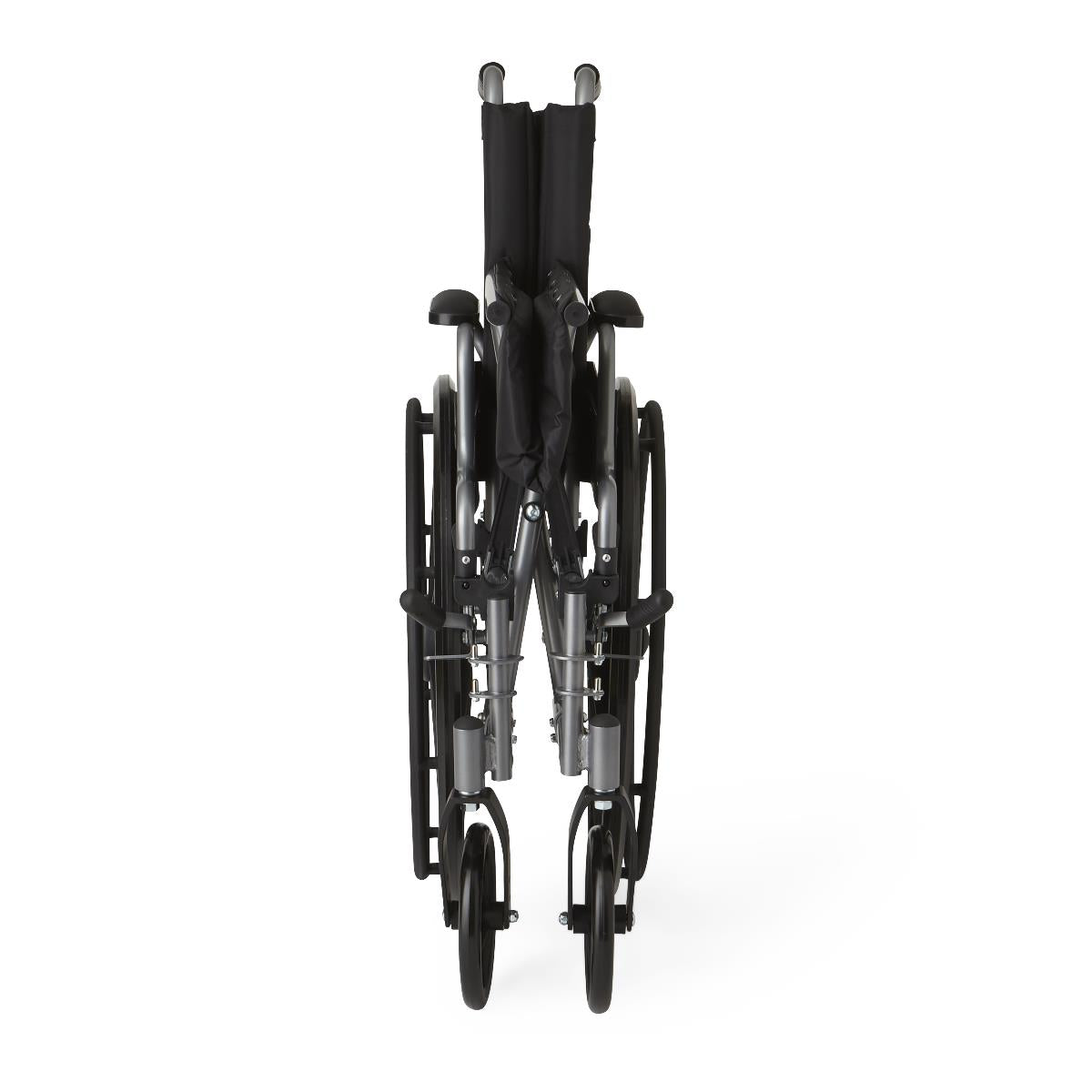 K4 Basic Lightweight Wheelchair with Flip-Back Desk-Length Arms and Swing-Away Footrests, 300 lb. Weight Capacity, 18" Width