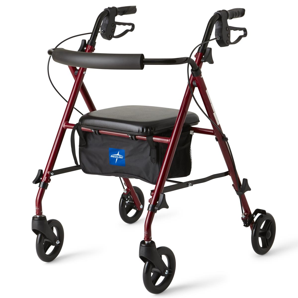 Superlight Aluminum Rollator, Red