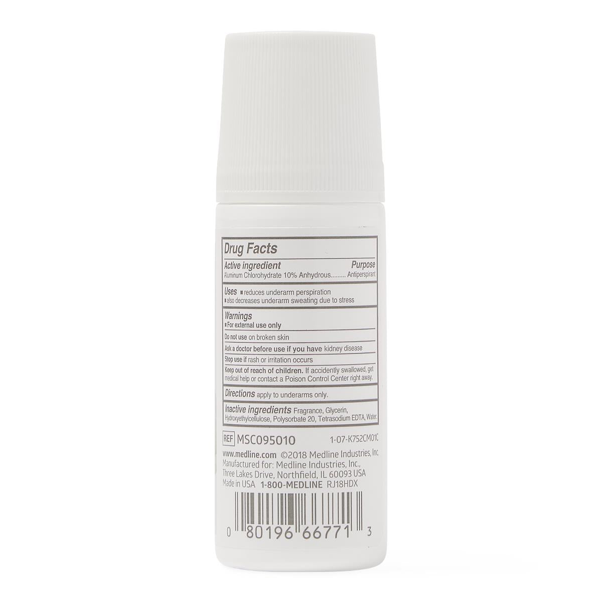 MedSpa Roll-On Antiperspirant Deodorant, 1.5 oz.