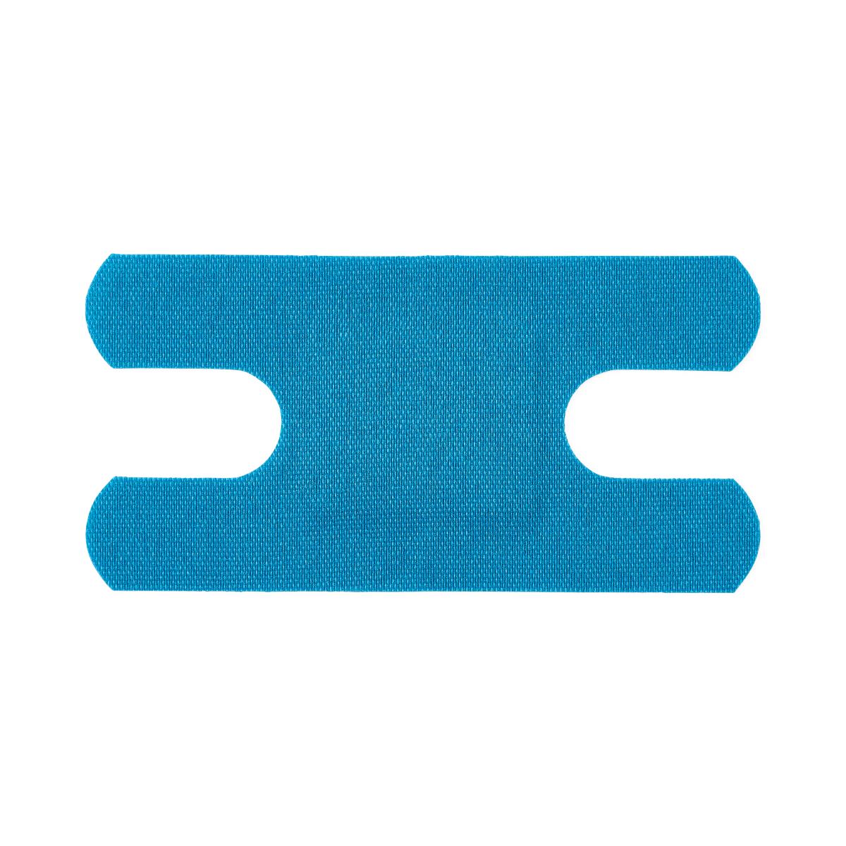 CURAD Food Service Metal-Detectable Blue Fabric Adhesive Bandage, for Knuckles