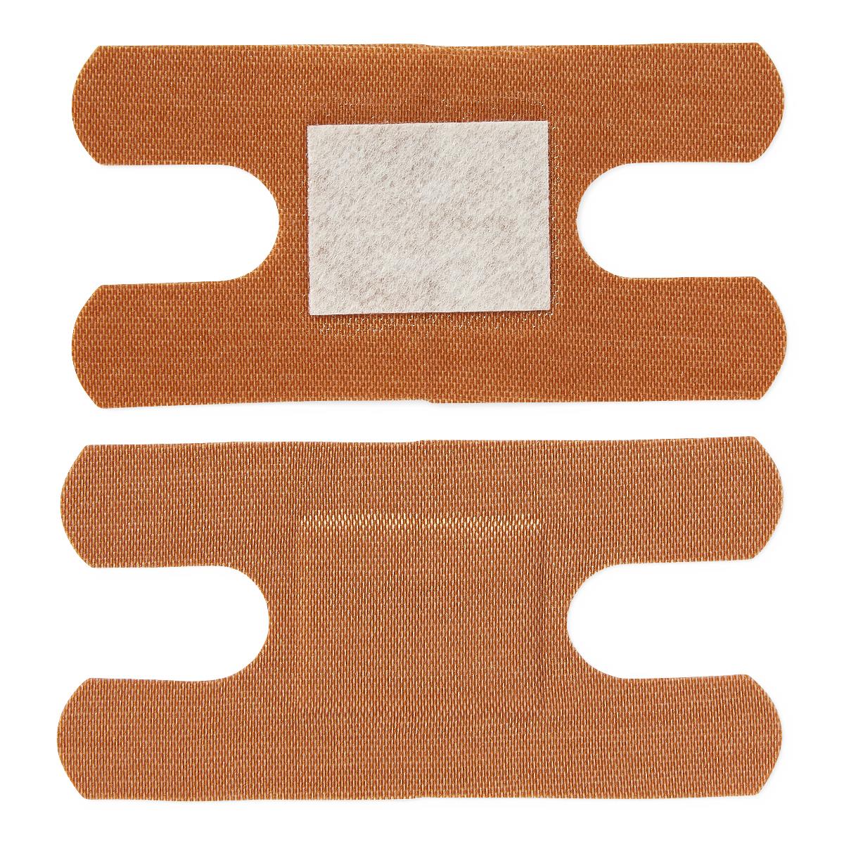 CURAD Flex-Fabric Adhesive Bandages, 1-1/2" x 3", for Knuckles, 100/Box