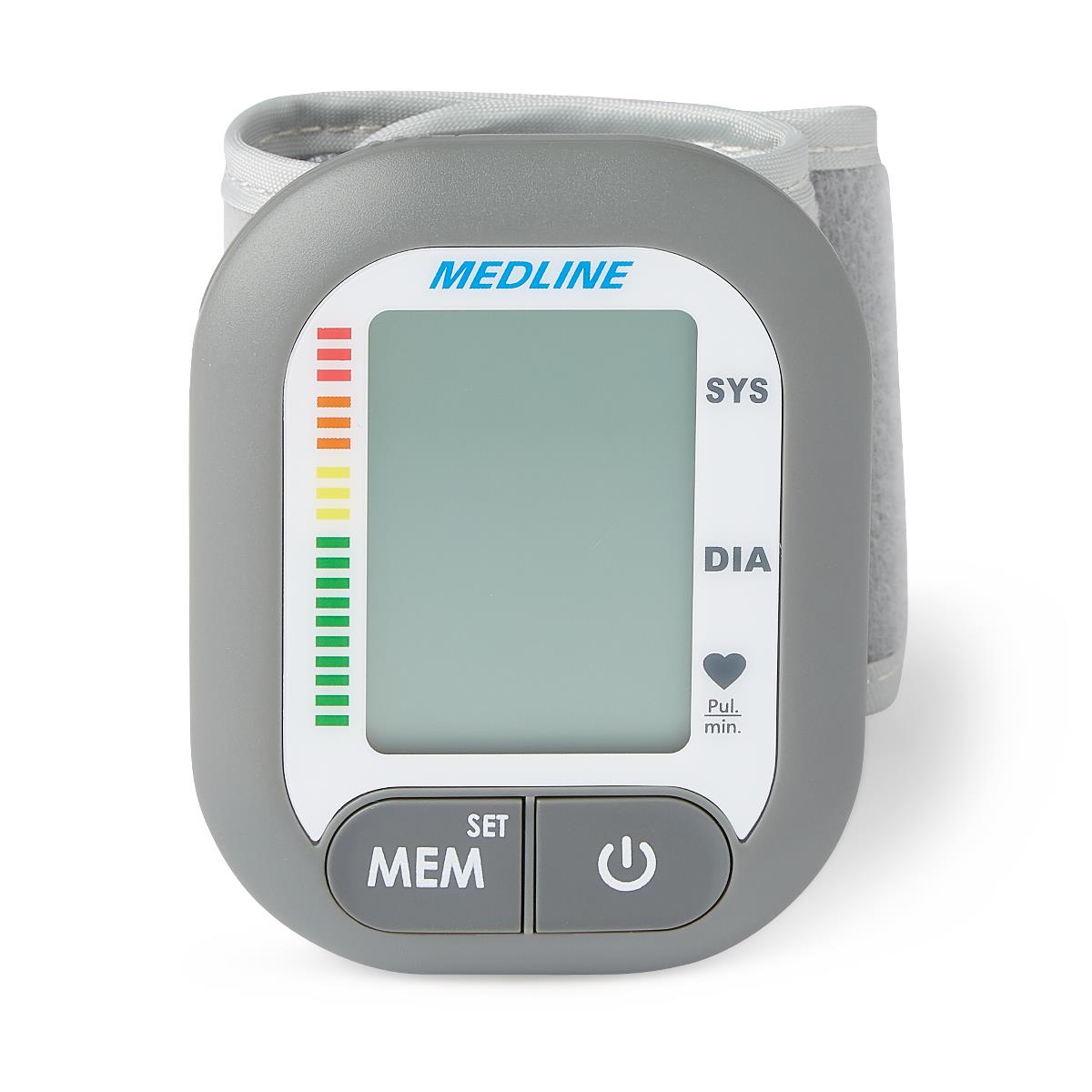 Digital Blood Pressure Monitor with Wrist Cuff, 13.5 cm to 21.5 cm