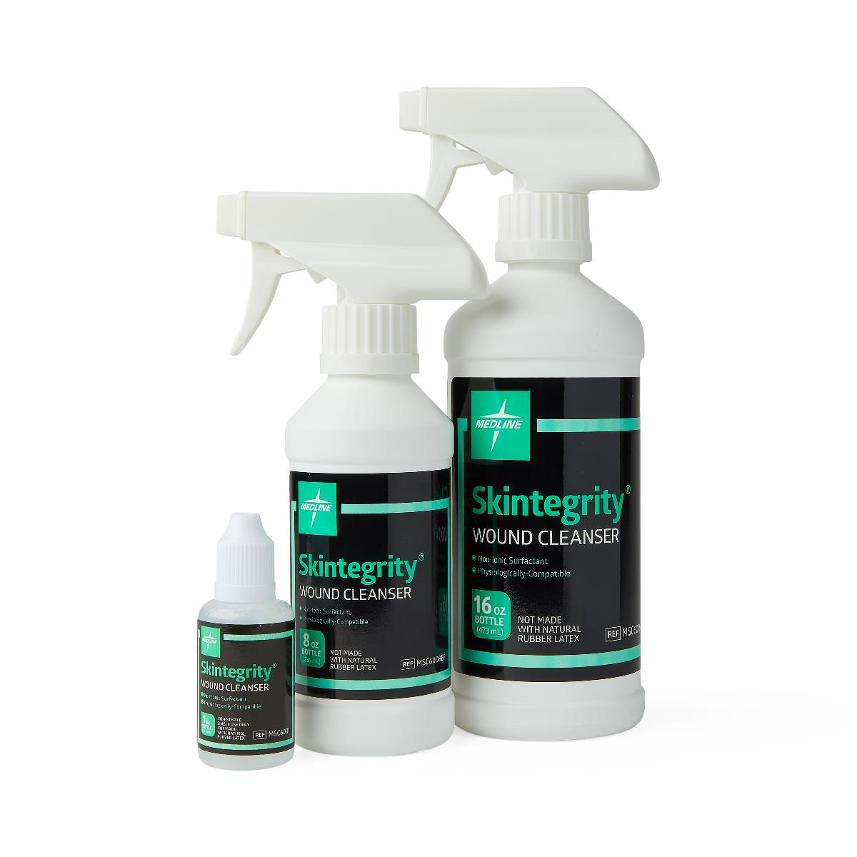 Skintegrity Wound Cleanser with Educational Packaging, 8 oz. Bottle with Trigger Sprayer
