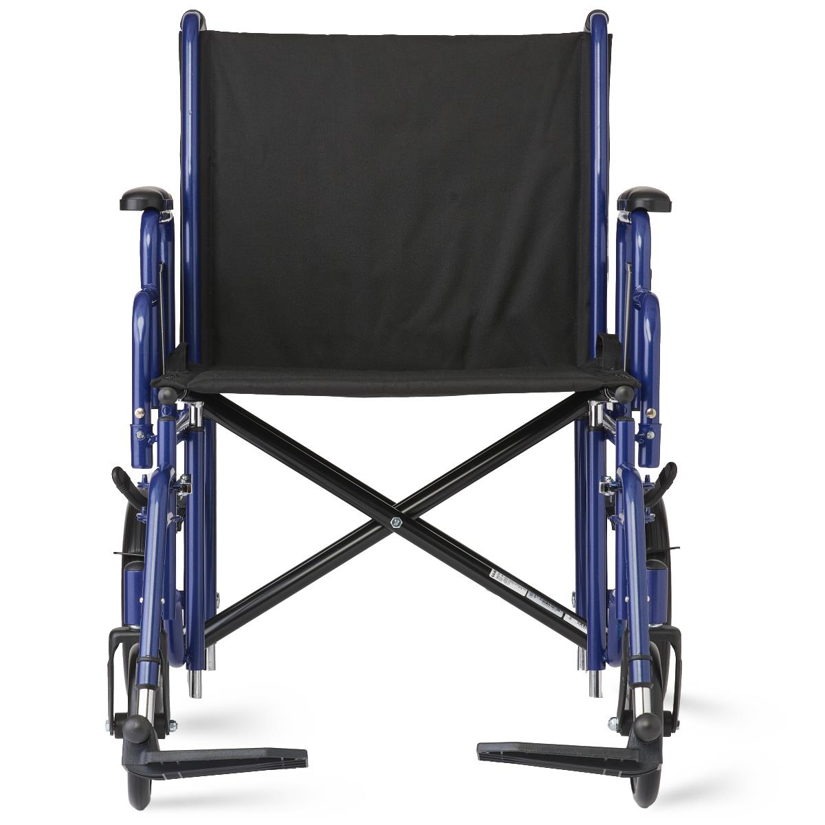 Bariatric Transport Chair with Removable Desk-Length Arms and Swing-Away Footrests, 450 lb. Capacity, 22" Width