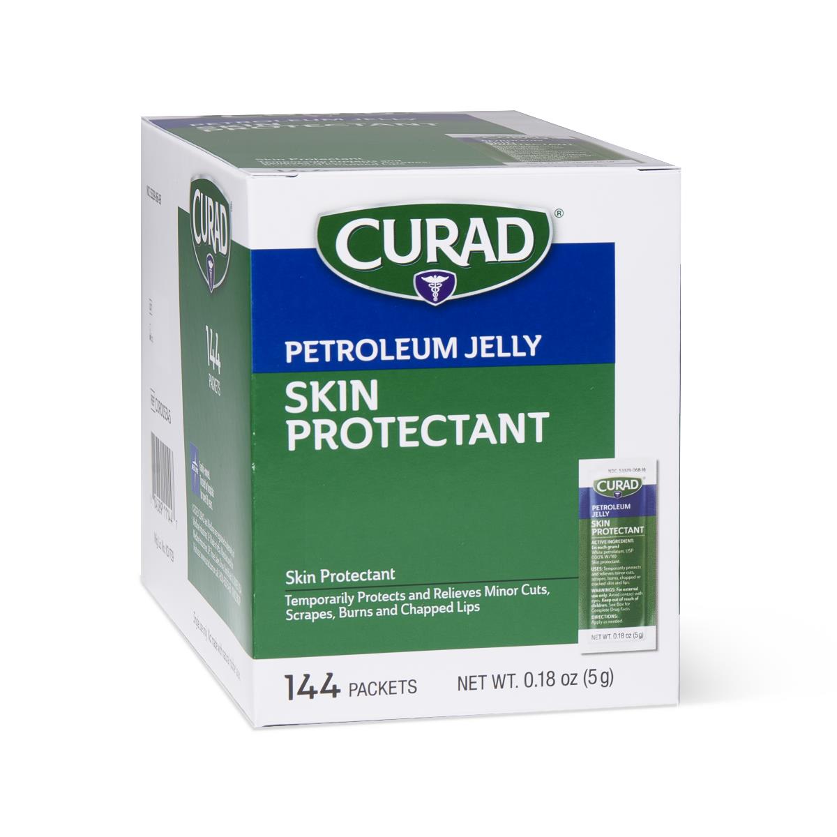 CURAD Petroleum Jelly, 5 g Foil Packet, 144/Box