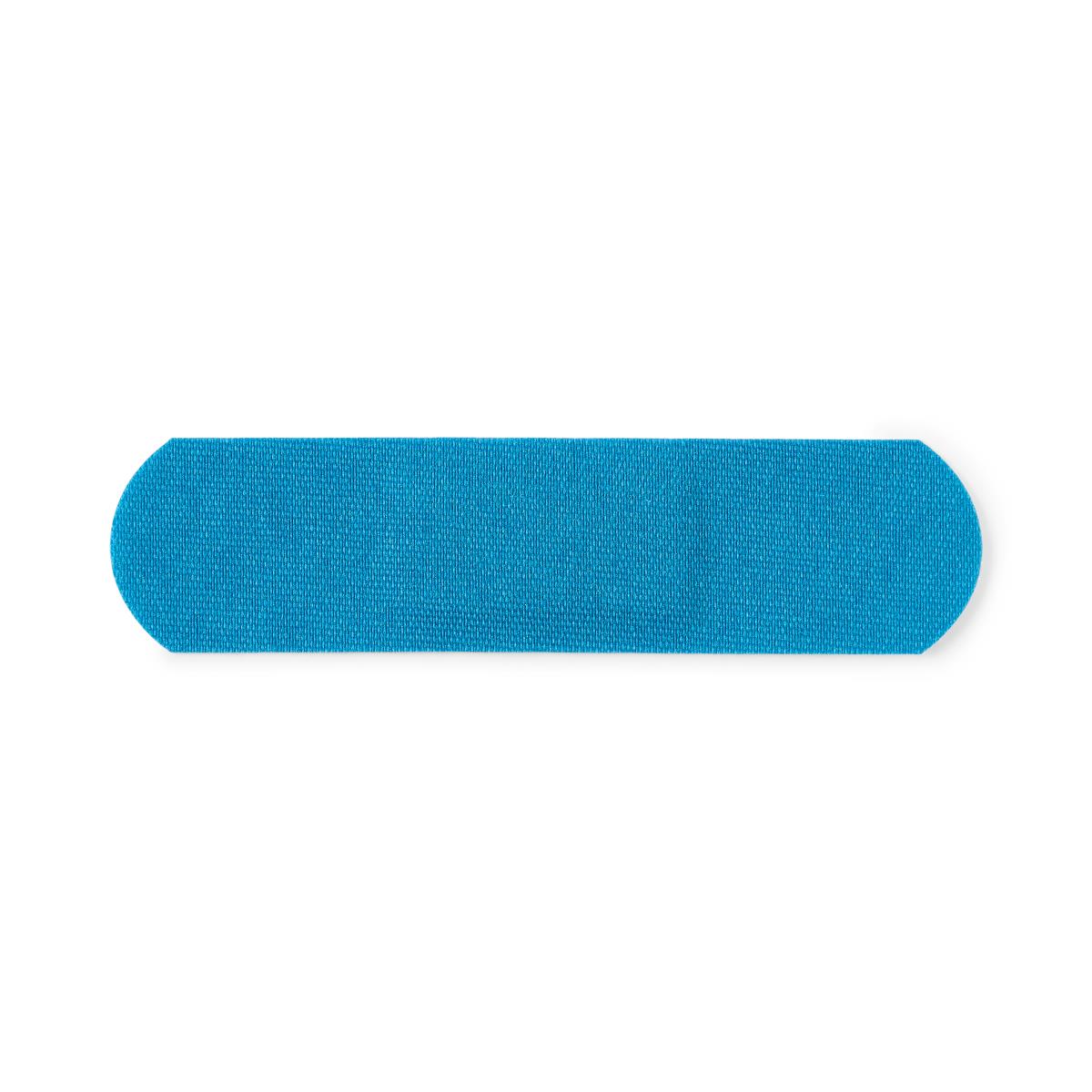 CURAD Food Service Metal-Detectable Blue Fabric Adhesive Bandage, 3/4" x 3"